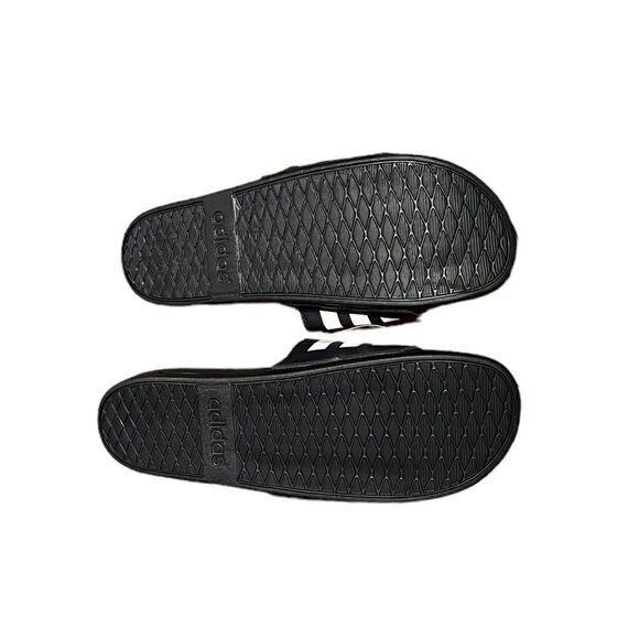 Adidas Adilette Comfort Men’s Navy And White Stripe Slides, Size 18, NWT - Picture 4 of 8